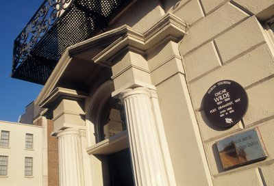 Entrance of the Oscar Wilde House Museum at Number One Merrion Square by Unbekannt Unbekannt