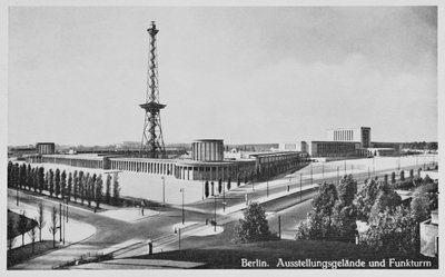 Exhibition Halls and Broadcasting Tower, Charlottenburg, Berlin, c.1930 by Unbekannt Unbekannt