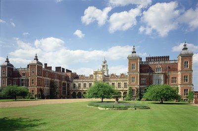 Exterior of Hatfield House, Hertfordshire, built 1607-12 by Unbekannt Unbekannt