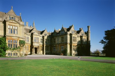 Exterior View of the Central Part of the House, Corsham Court, Wiltshire by Unbekannt Unbekannt