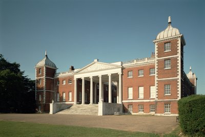 Exterior view of the east side, Osterley Park, Middlesex by Unbekannt Unbekannt