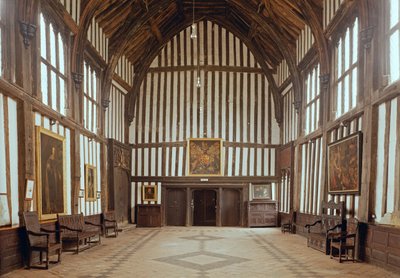 Gainsborough Old Hall, The Great Hall, c.1460-80 English School, Lincolnshire, UK by Unbekannt Unbekannt