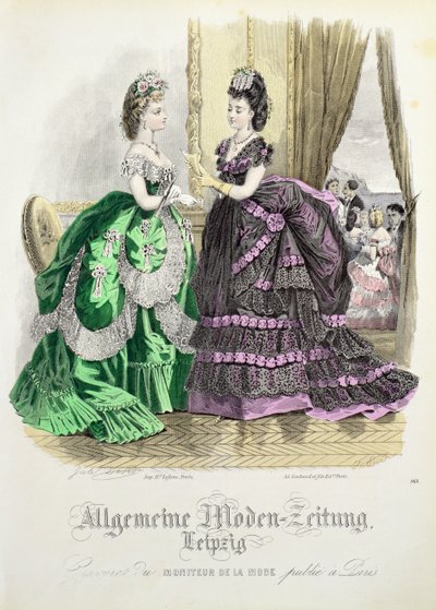 German fashions from Leipzig from Moniteur de la Mode by Unbekannt Unbekannt