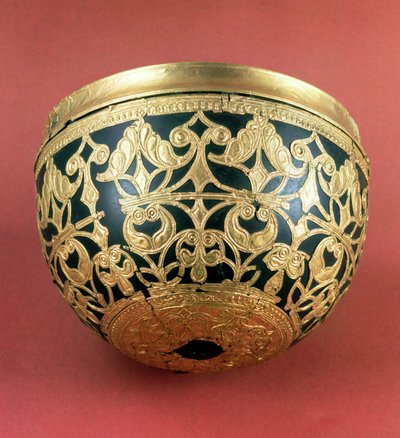 Gold openwork for a varnished bowl from Schwazenbrach Celtic art, 5th century BC by Unbekannt Unbekannt