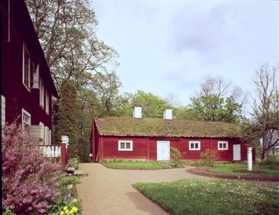 Grass-Roofed Workshed at the House of Carl Linnaeus, Hammarby, Uppsala, Sweden by Unbekannt Unbekannt