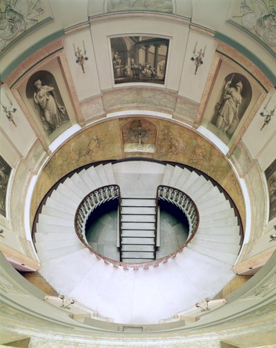 Home House, 20 Portman Square, View of the Stairwell by Unbekannt Unbekannt