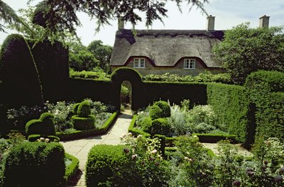 House and garden by Unbekannt Unbekannt