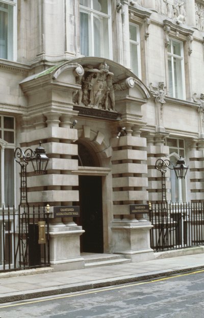 Institute of Chartered Accountants, Moorgate Place, London EC2 by Unbekannt Unbekannt