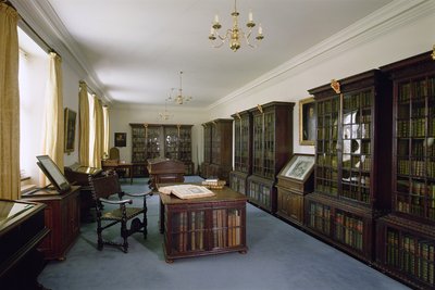 Interior view of Pepys Library, Magdalene College, Cambridge by Unbekannt Unbekannt