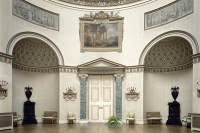 Kedleston Hall, The Saloon, Derbyshire, UK, designed by Robert Adam completed in 1763 by Unbekannt Unbekannt