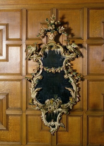 Late George II girandole with foliate cast metal sconces by Unbekannt Unbekannt