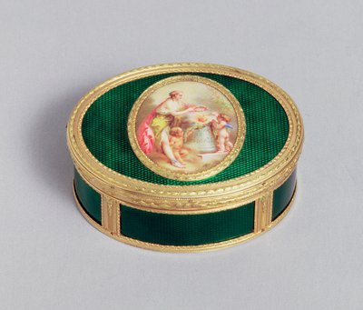 Louis XVI gold and enamel snuff box, by Pierre-Francois Drais, Paris, 1774 by Unbekannt Unbekannt