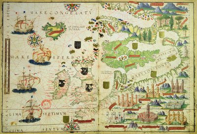 Map of Europe, from a Facsimile of the 