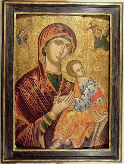 Mother of God of the Passion, Greek Icon from Crete, early 16th century by Unbekannt Unbekannt