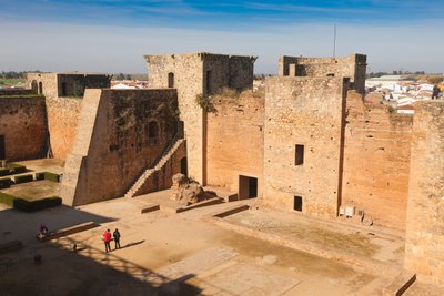 Niebla, Huelva Province, Andalusia, southern Spain. The Castle of the Guzmans. by Unbekannt Unbekannt