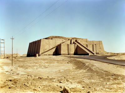 North-eastern facade of the ziggurat by Unbekannt Unbekannt