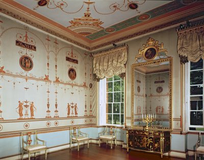 Osterley Park, The Etruscan Room, built by Robert Adam begun in 1761, Middlesex, UK by Unbekannt Unbekannt