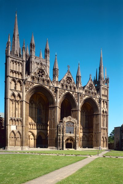 Peterborough Cathedral, The West Front by Unbekannt Unbekannt