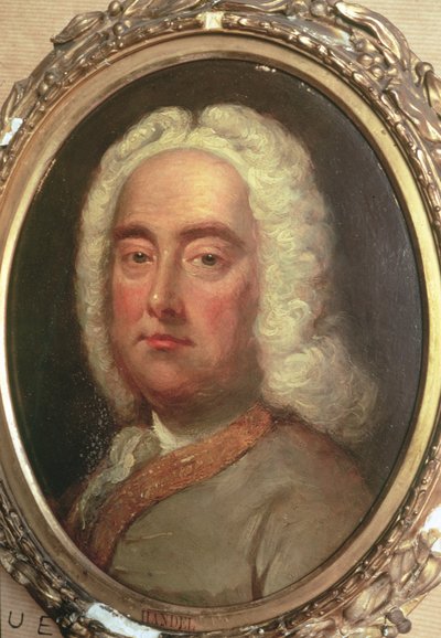 Portrait of George Frederick Handel by Unbekannt Unbekannt