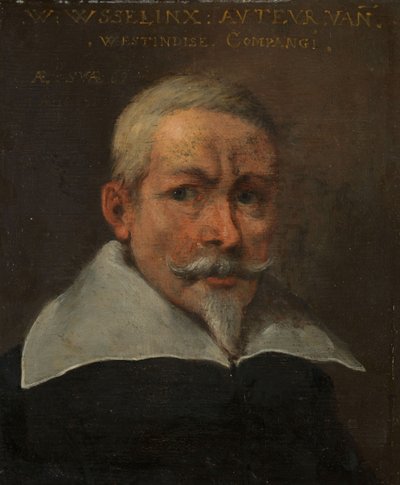 Portrait of Willem Usselinx by Unbekannt Unbekannt