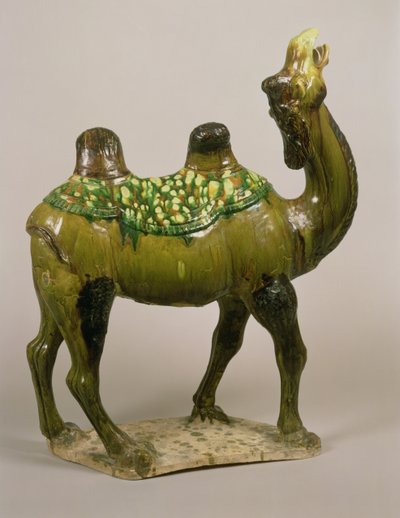 Pottery Chinese wailing camel, Tang Dynasty, 8th century by Unbekannt Unbekannt