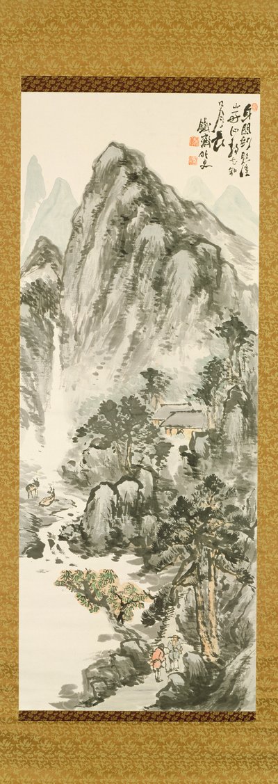Retreat in the mountains by Tessai Tomioka by Unbekannt Unbekannt