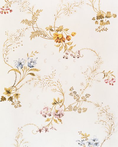 Rococo asymmetrical floral design by Anna Maria Garthwaite, 1744 by Unbekannt Unbekannt
