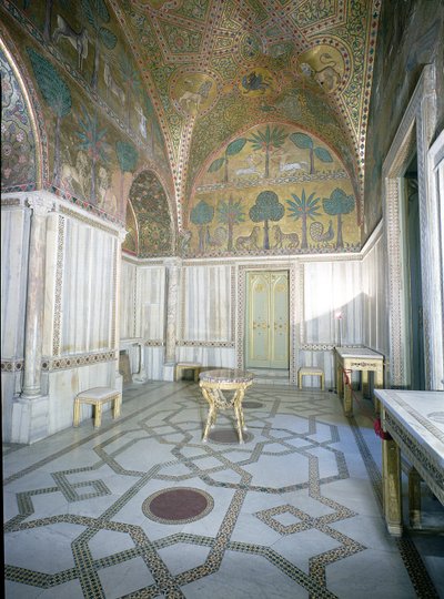Sala di Ruggero by Arab and Byzantine craftsmen, Palazzo dei Normanni, Palermo, Italy by Unbekannt Unbekannt