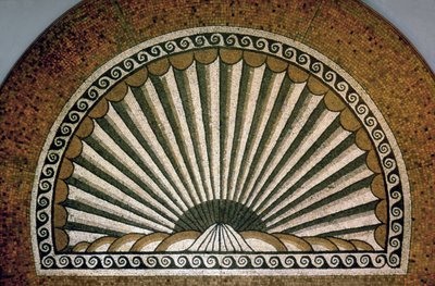 Shell mosaic, Insula II Building, 130-150 AD by Unbekannt Unbekannt