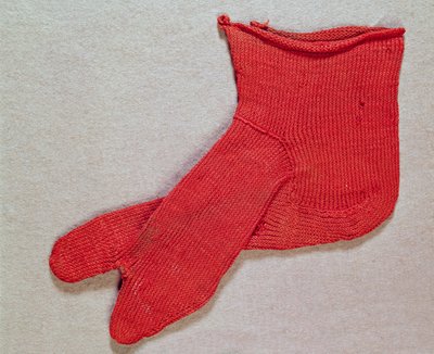 Sock, One of a Pair from Egypt, Egypto-Roman Period, 4-5th Century by Unbekannt Unbekannt