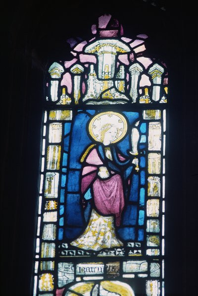 St. Catherine with a sword, 14th-15th century by Unbekannt Unbekannt