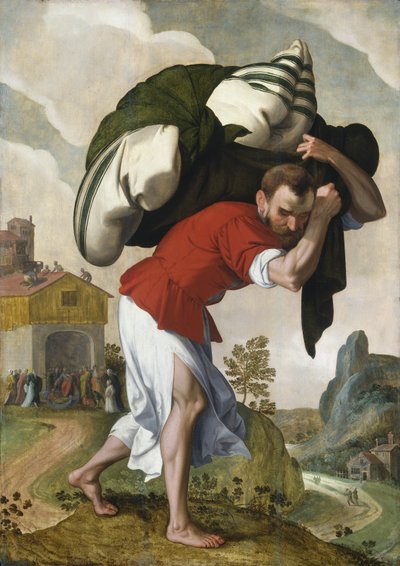 The Healing of the Paralytic by Unbekannt Unbekannt