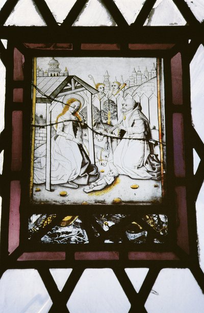 The Holy Family and the Adoration of the Shepherds, 15th century by Unbekannt Unbekannt