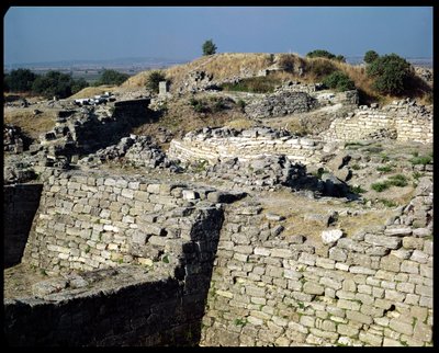 The Mound of Hissarlik, the Site of the Ancient City of Troy, 3000-1100 BC by Unbekannt Unbekannt