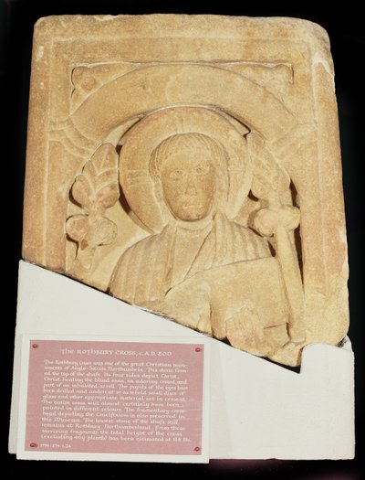 The Rothbury Cross, 800 AD, Anglo-Saxon, Northumbria by Unbekannt Unbekannt