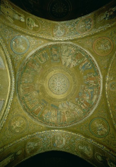 The Story of Joseph, Mosaic from the 3rd Cupola in the Vestibule of San Marco Basilica, Venice by Unbekannt Unbekannt