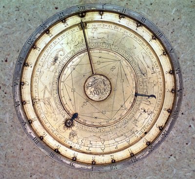 The first spring driven clock with fusee, view of the face, by Joseph Zech by Unbekannt Unbekannt