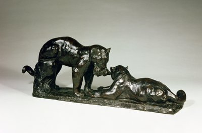 Two Jaguars by Rembrandt Bugatti by Unbekannt Unbekannt