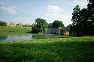 View from the Lake, Blenheim Palace, Oxfordshire by Unbekannt Unbekannt