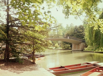 View of the Garret Hostel Bridge over the River Cam by Unbekannt Unbekannt