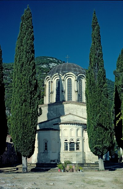 View of the Nea Moni, mid 11th century by Unbekannt Unbekannt