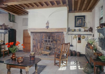 View of the kitchen in the House of the Abbess by Unbekannt Unbekannt