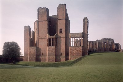 View of the outer walls, Kenilworth Castle, Warwickshire, built 1203-16 by Unbekannt Unbekannt