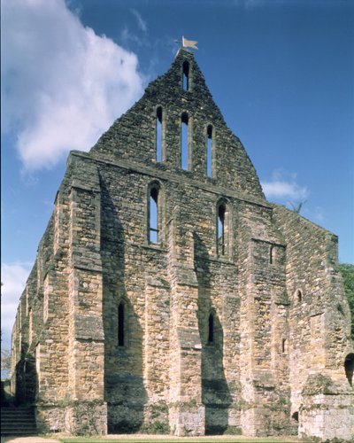 View of the Ruins of the Monks Dormitory (Dorter) of Battle Abbey, East Sussex by Unbekannt Unbekannt