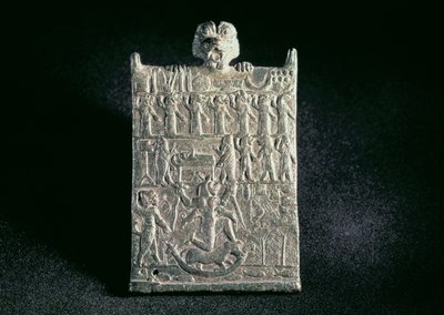 Plaque of Hell, depicting the conspiracy against Lamashtu, Neo-Assyrian, from Mesopotamia, c.1700 BC by Unbekannt