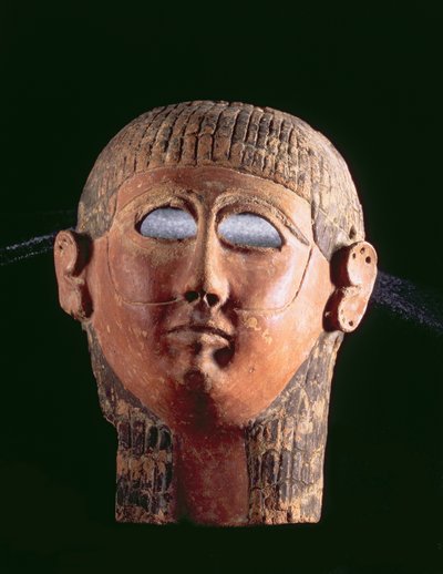 Bearded mask, from Carthage, Tunisia, Phoenician, 4th century BC by Unbekannt