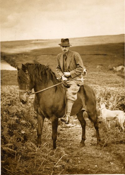 10th Duke of Devonshire on horseback on Bolton Moor by William M. Timlin