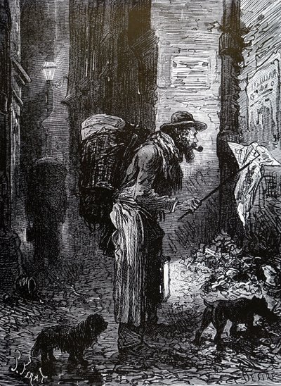 A French rag picker by Unbekannt