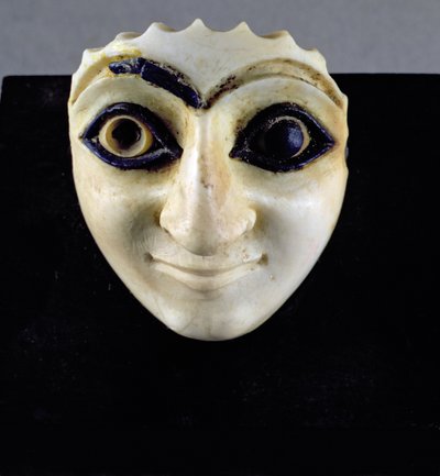 Head of a Figure from The Temple of Nini-zaza, Mari, 2600 BC by Unbekannt