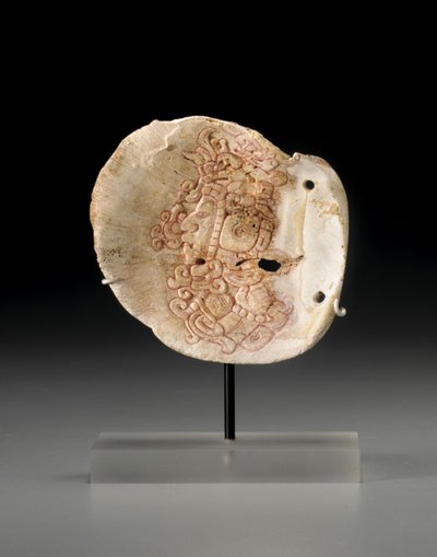 Mayan Shell Pectoral with the Profile Torso of a Dignitary by Unbekannt